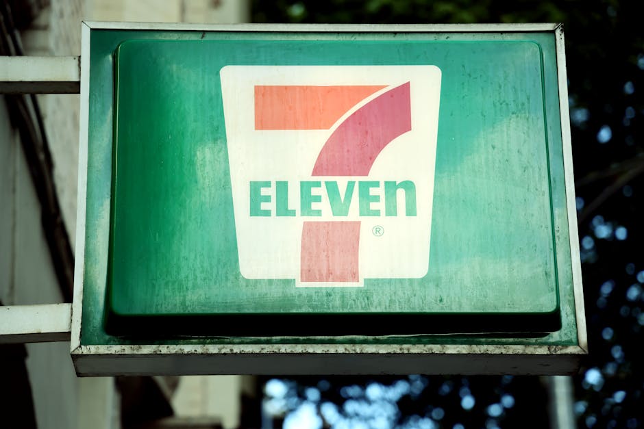 Iconic 7-Eleven logo sign